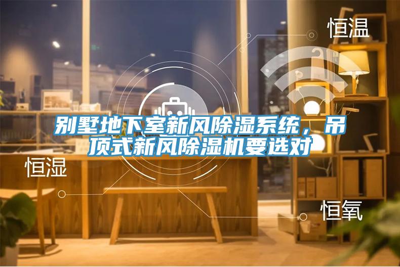 別墅地下室新風除濕系統,吊頂式新風除濕機要選對