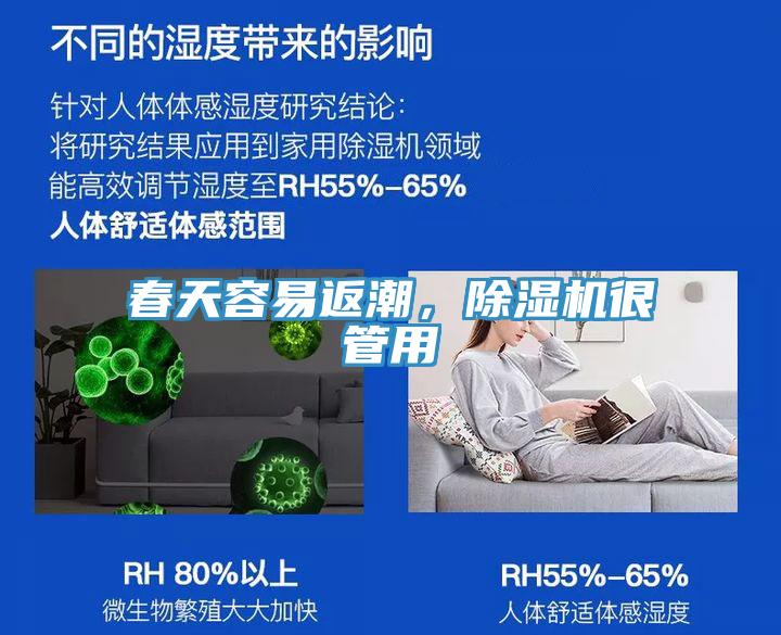 春天容易返潮，除濕機很管用