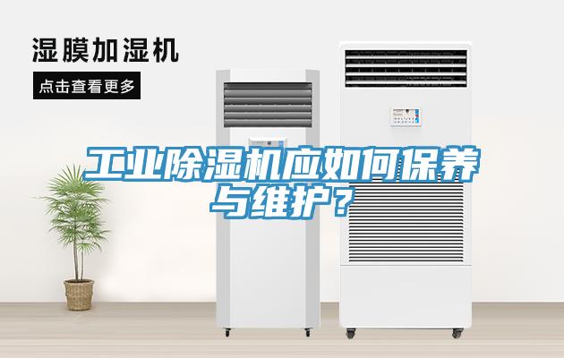 工業除濕機應如何保養與維護？