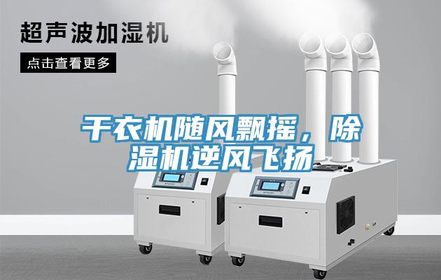 干衣機隨風飄搖，除濕機逆風飛揚