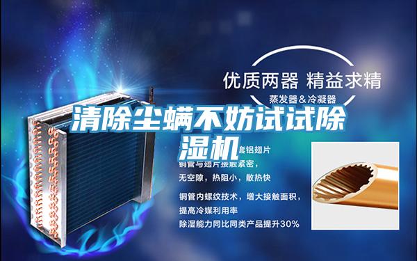 清除塵螨不妨試試除濕機(jī)