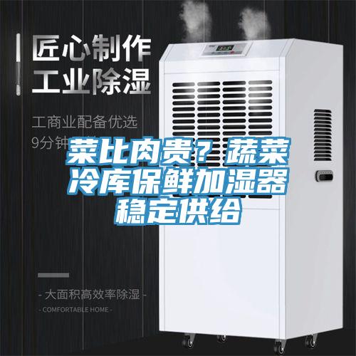 菜比肉貴？蔬菜冷庫保鮮加濕器穩定供給