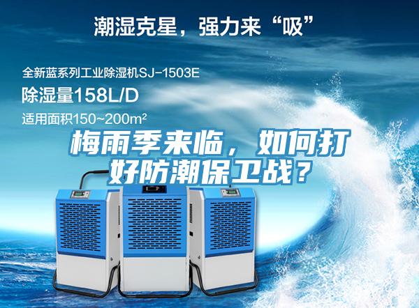 梅雨季來臨，如何打好防潮保衛戰？