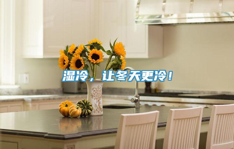 濕冷，讓冬天更冷！
