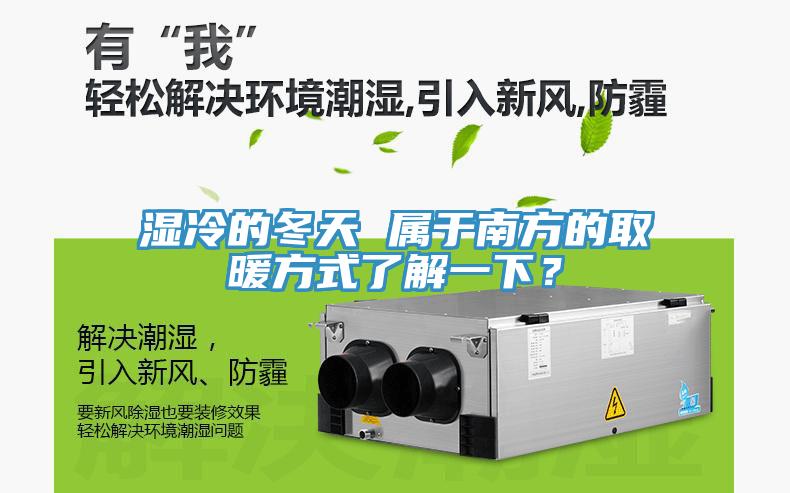 濕冷的冬天 屬于南方的取暖方式了解一下？