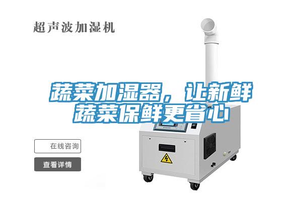 蔬菜加濕器，讓新鮮蔬菜保鮮更省心