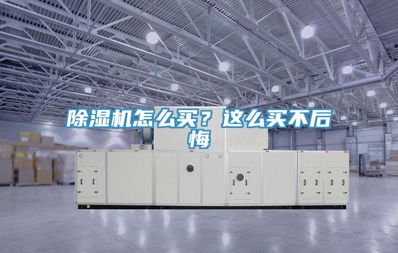 除濕機(jī)怎么買？這么買不后悔