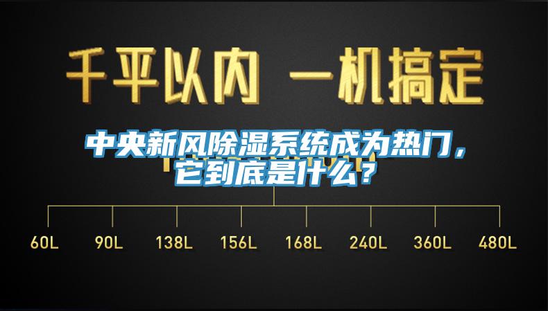 中央新風除濕系統成為熱門，它到底是什么？