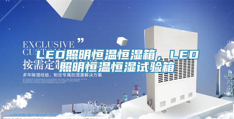 LED照明恒溫恒濕箱，LED照明恒溫恒濕試驗箱