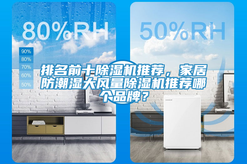 排名前十除濕機推薦，家居防潮濕大風量除濕機推薦哪個品牌？