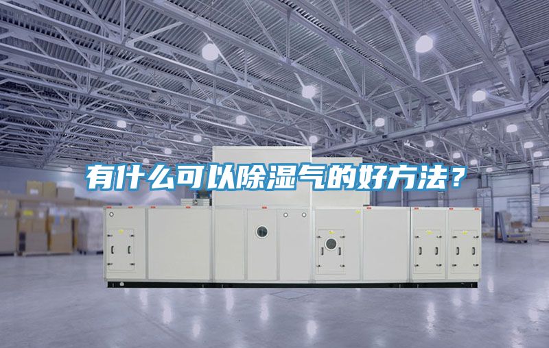 有什么可以除濕氣的好方法？