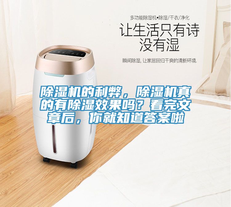 除濕機的利弊，除濕機真的有除濕效果嗎？看完文章后，你就知道答案啦